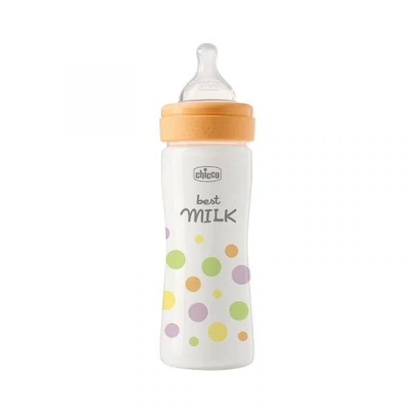 Chicco Perfect Easy Biberão Laranja 250ml 2M+