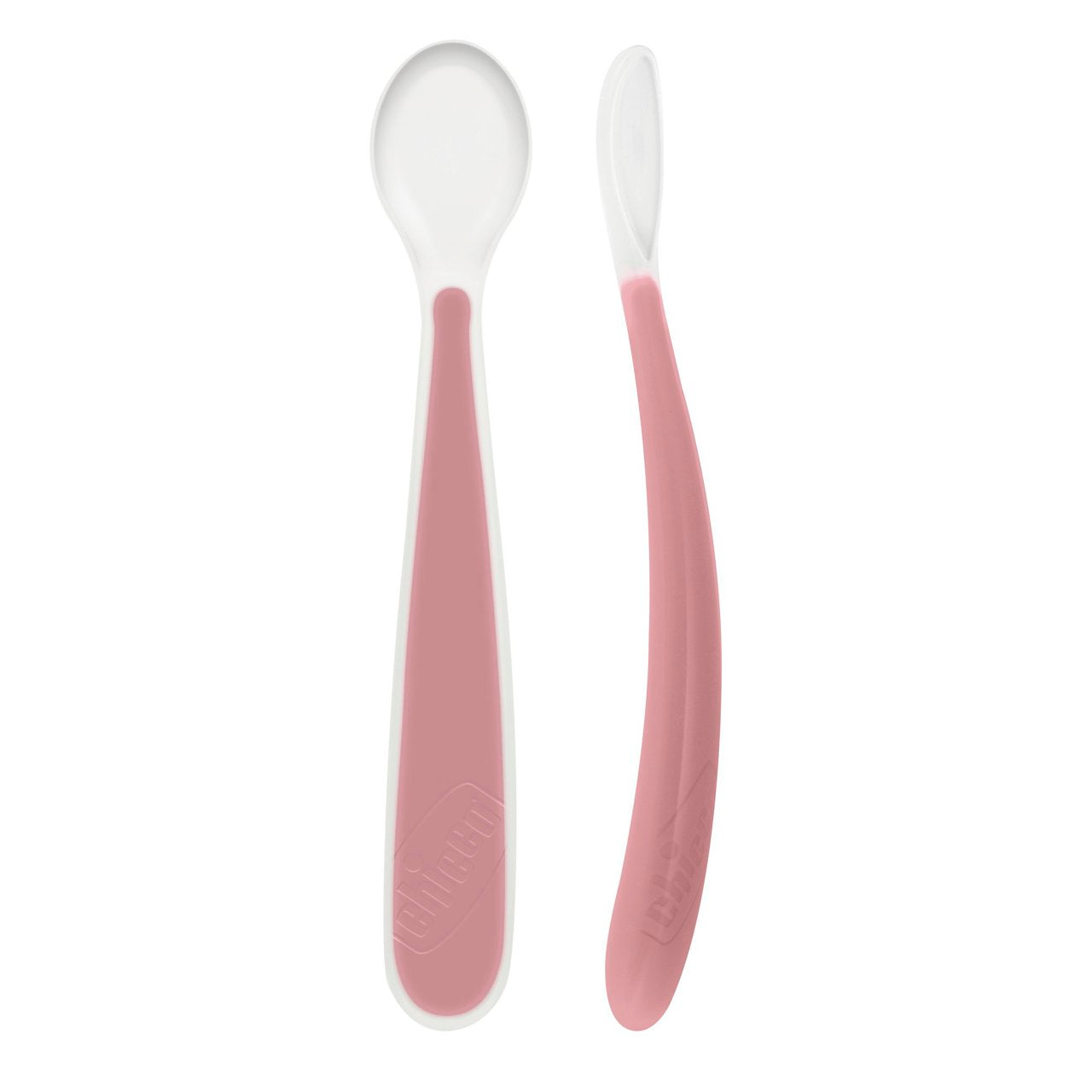 Chicco Colher Macia Silicone +6m 2 Unidades - Rosa
