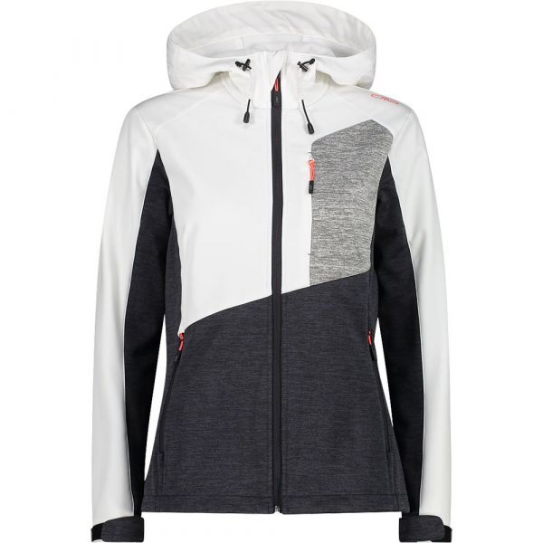 Cmp 33a1726 Jacket Branco,Cinzento 3XL Mulher