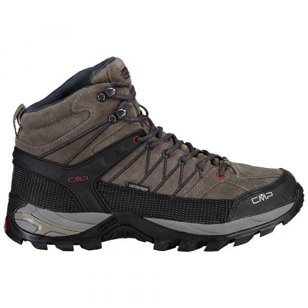 Cmp Rigel Mid Wp 3q12947 Hiking Boots Castanho 42 Homem