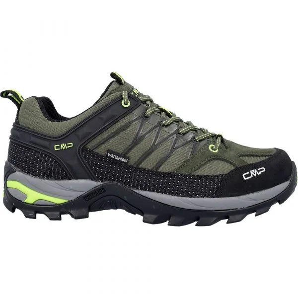 Cmp Rigel Low Wp 3q54457 Hiking Shoes Verde 42 Homem