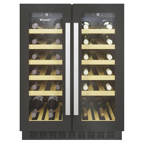 Cave de Vinho Encastre Candy CCVB 60D/1 | 119L, 38 Garrafas