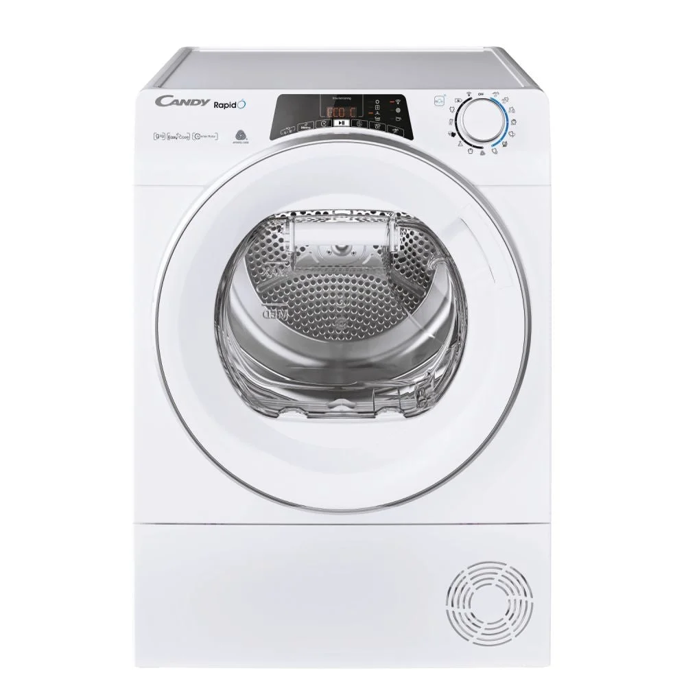 Secador de Roupa Candy ROE H9A3TSEXS | 9kg, Bomba de calor