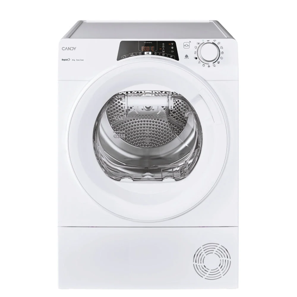 Secador de Roupa Candy ROE H8A2TE S | 8 Kg, A++, Bomba de calor