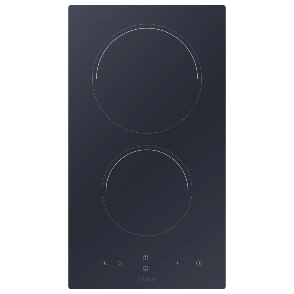 Placa Vitrocerâmica Candy Timeless CDH30 | 28,8cm, 2 zonas, 3000W