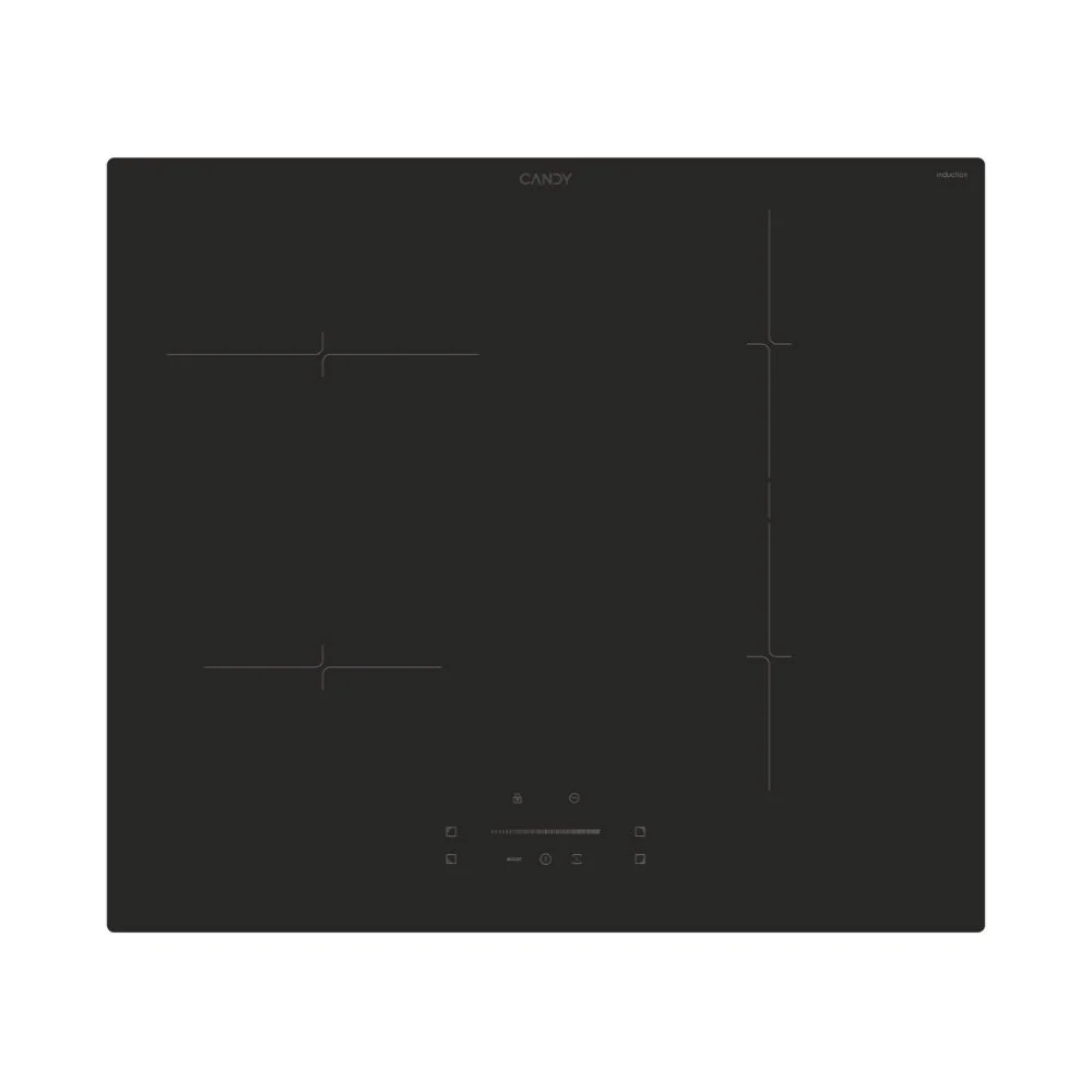 Placa de Indução Candy CTP6SC4/E14U | 59cm, Preto, Encastre