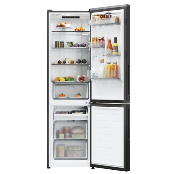 Combinado CANDY CNCQ 2T518 EB | Total No Frost, 279L, Preto Obsidian