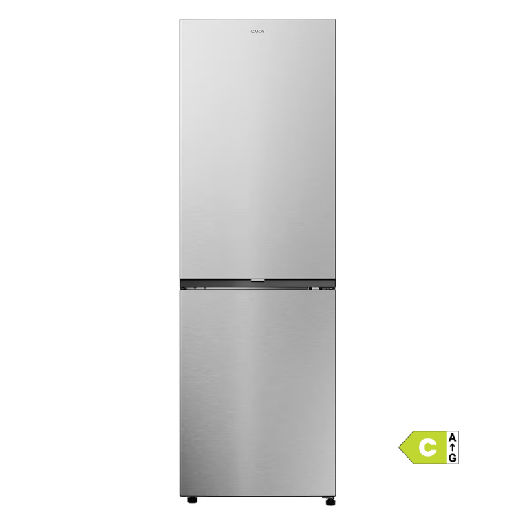 Frigorífico Combinado Candy CNCQ2T618CX 355L Inox