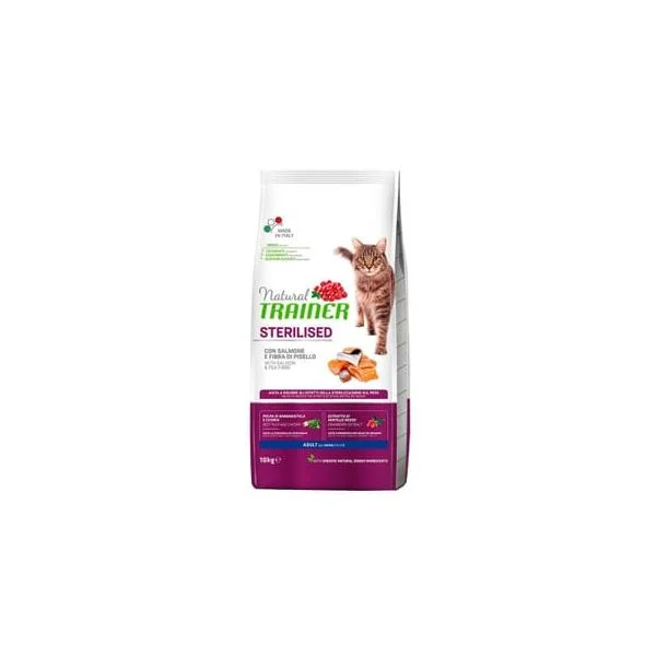 Trainer Natural Adult Sterilised Salmon Cat 10Kg