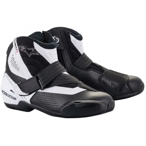 Alpinestars Botas SMX-1 R V2 Vented Black White 45