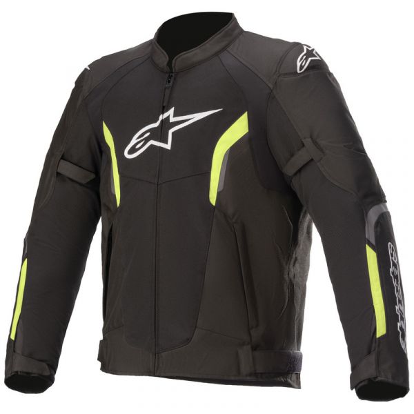 Alpinestars Casacos Ast Air V2 Black / Yellow Fluo Xl
