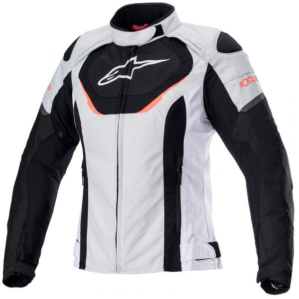 Alpinestars Casacos Stella T-jaws V3 Waterproof Gray Black White 2XL