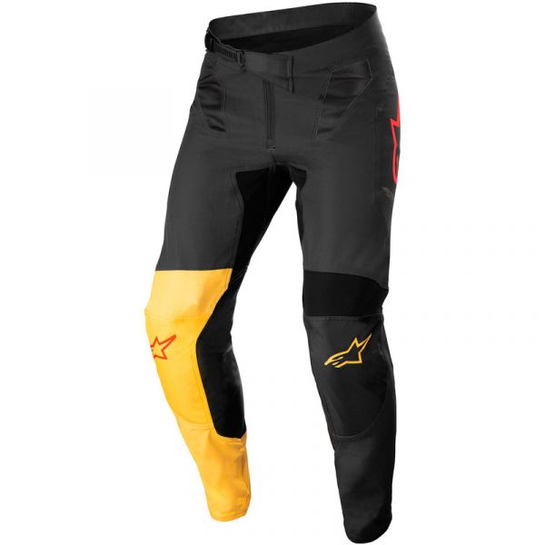 Alpinestars Calças Supertech Blaze Black / Warm Yellow / Fluorescent Red 30