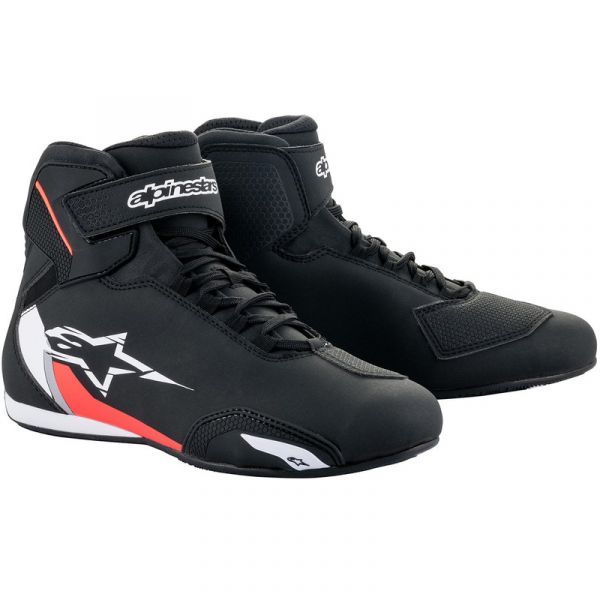 Alpinestars Botas Sektor Black / White / Red Fluo 11.5 (eu 45)