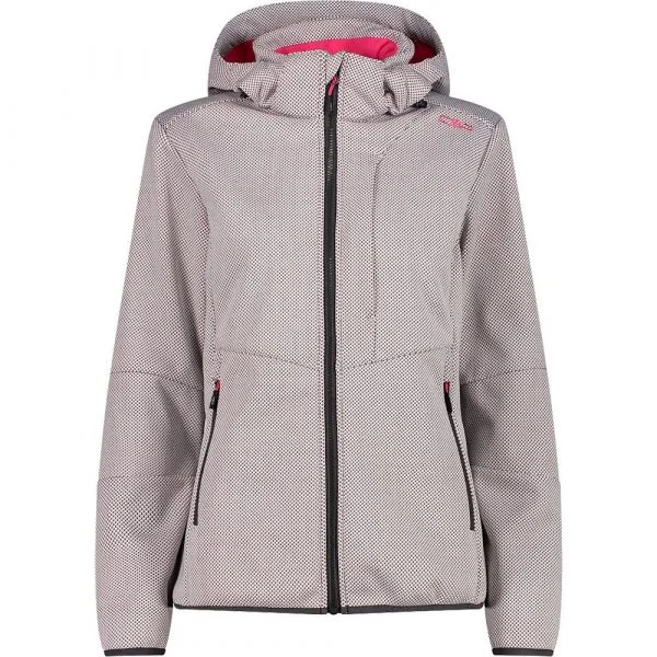 Cmp Zip Hood 32a1426 Softshell Jacket Cinzento S Mulher