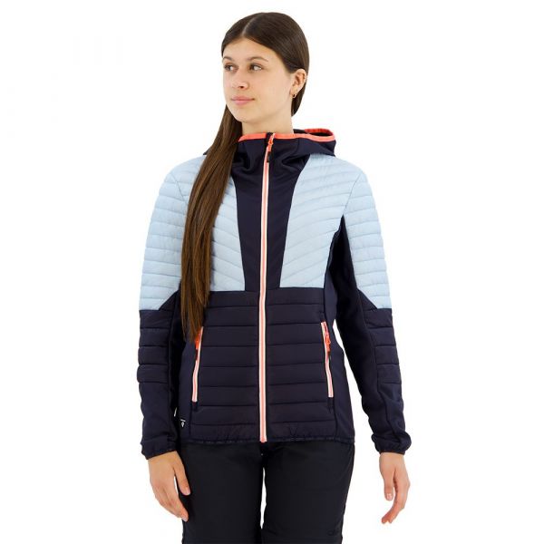 Cmp Hybrid Fix Hood 32z4206 Jacket Azul XS Mulher