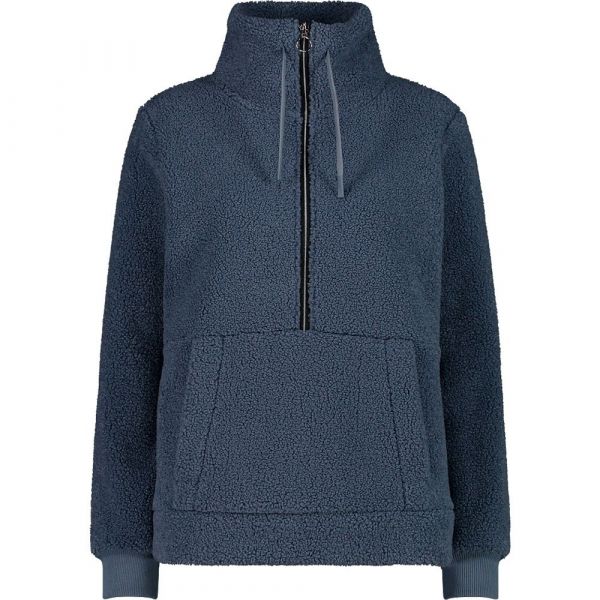 Cmp 32p3806 Half Zip Sweatshirt Azul XS Mulher