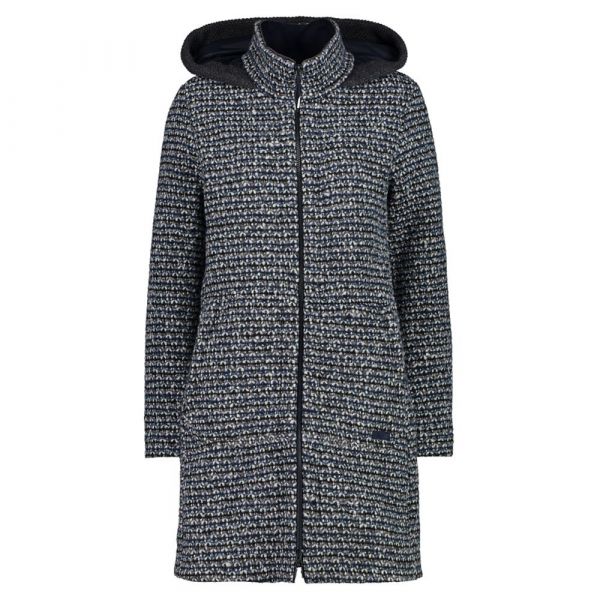 Cmp Coat Fix Hood 32m1636 Jacket Azul XS Mulher