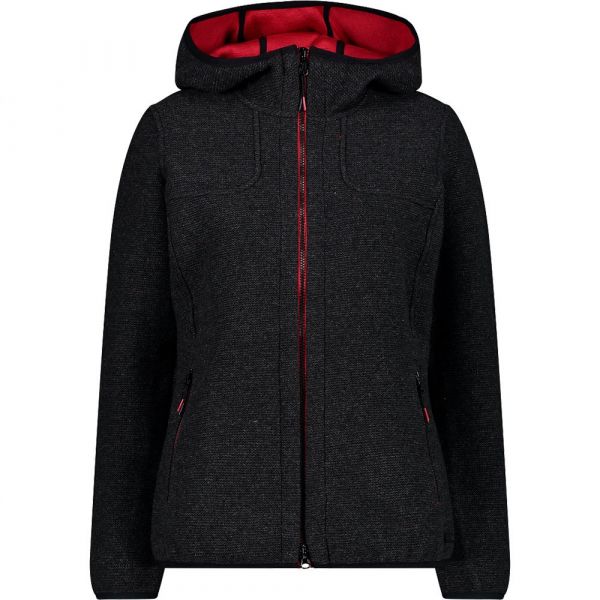 Cmp Fix Hood 32m1606 Jacket Preto M Mulher