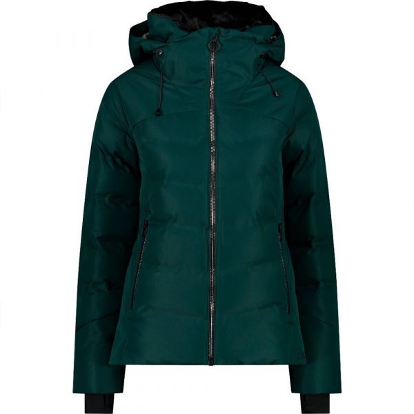 Cmp Fix Hood 32w0266 Jacket Verde 2XS Mulher