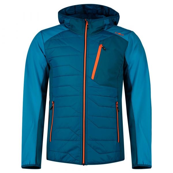 Cmp Fix Hood 31a0897 Jacket Azul M Homem