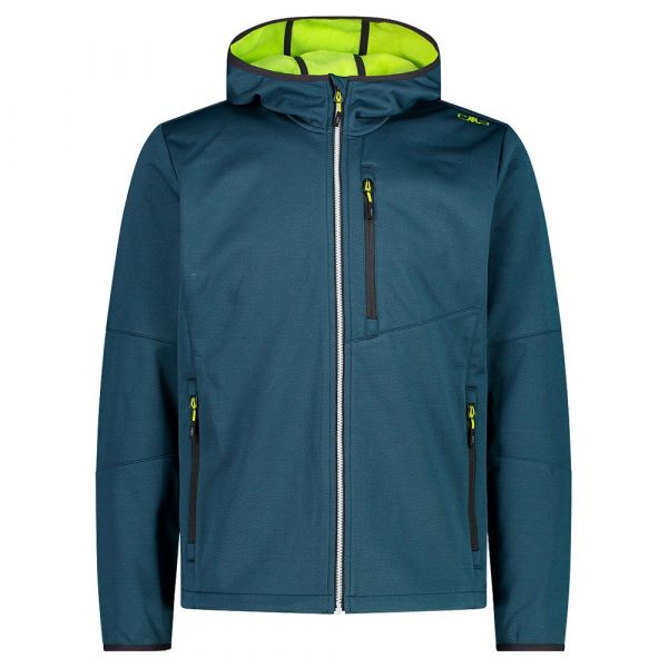Cmp Fix Hood 32a3447 Softshell Jacket Azul S Homem