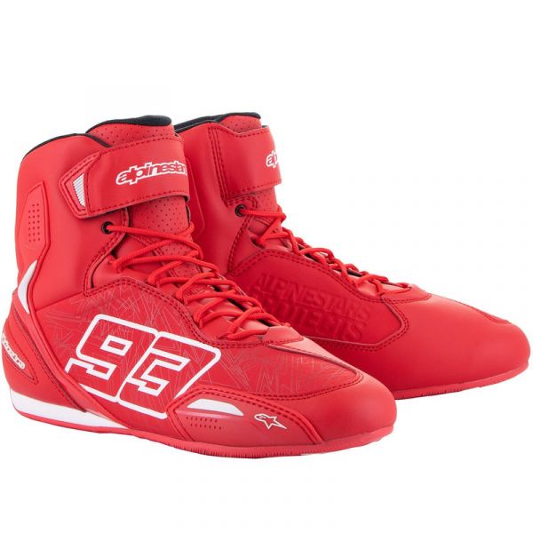 Alpinestars Botas MM93 Austin Bright Red / White 9 42