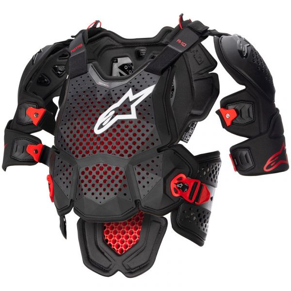Alpinestars Proteções A-10 V2 Full Chest Anthracite Black Red Xs/s