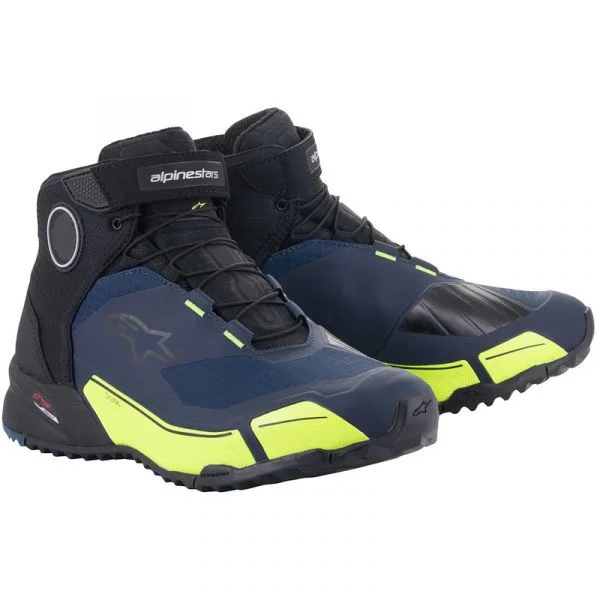 Alpinestars Botas (eu 44) Cr-x Drystar Black / Dark Blue / Yellow Fluo 11