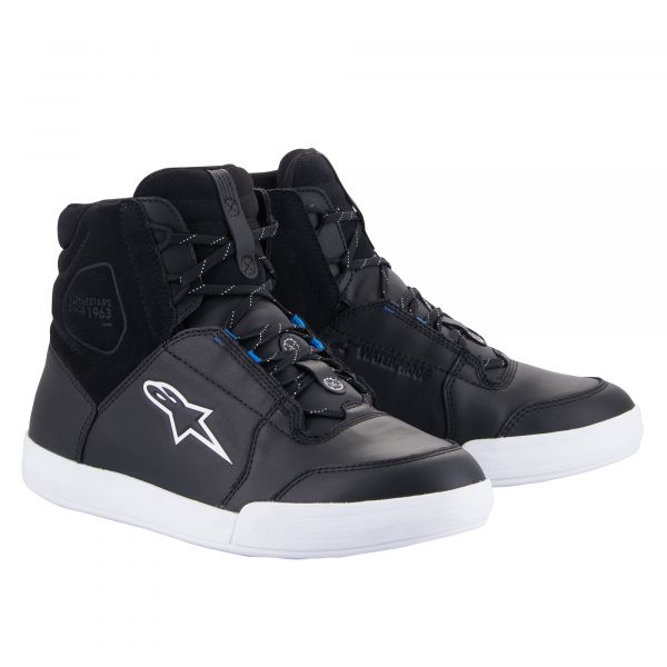 Alpinestars Botas Chrome WP Drystar Black White Blue 8