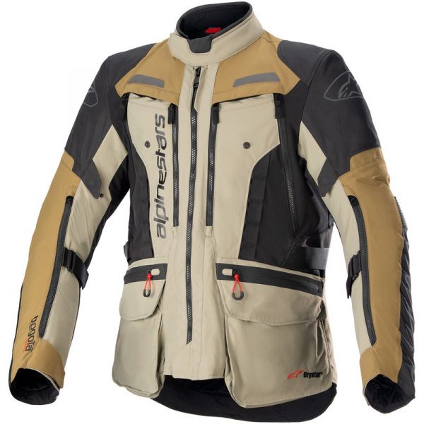 Alpinestars Casaco Bogotá Pro Drystar Vetiver / Military Olive / Yellow Fluo XL