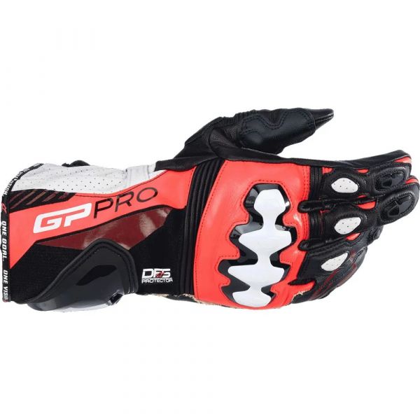 Alpinestars Luvas GP Pro R4 Black / Red / Fluo White L