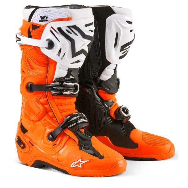 Alpinestars Botas Off-road Tech 10 Enduro Orange Fluo / Black / White 2025