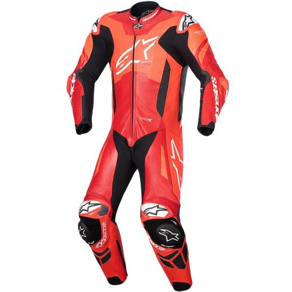 Alpinestars Fato GP Plus V4 Sprint 1PC Red Fluo / Mid Red / White 54
