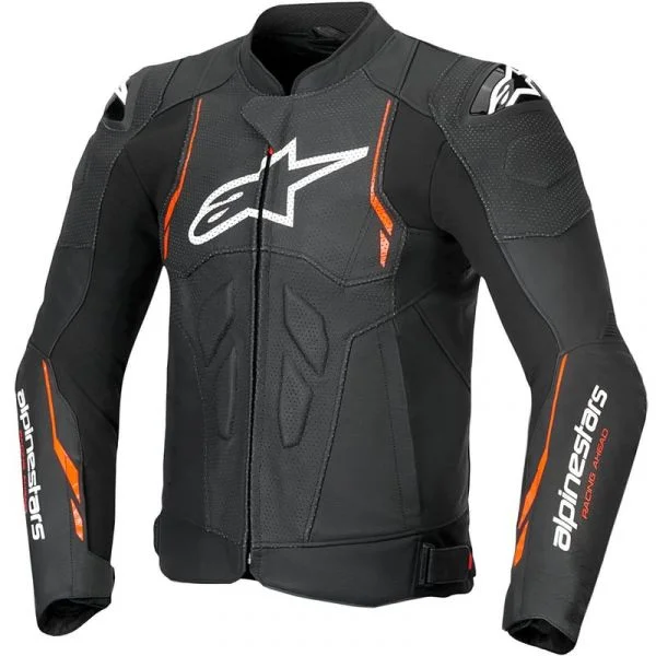 Alpinestars Casaco Dusk Airflow Black / Red Fluo 50