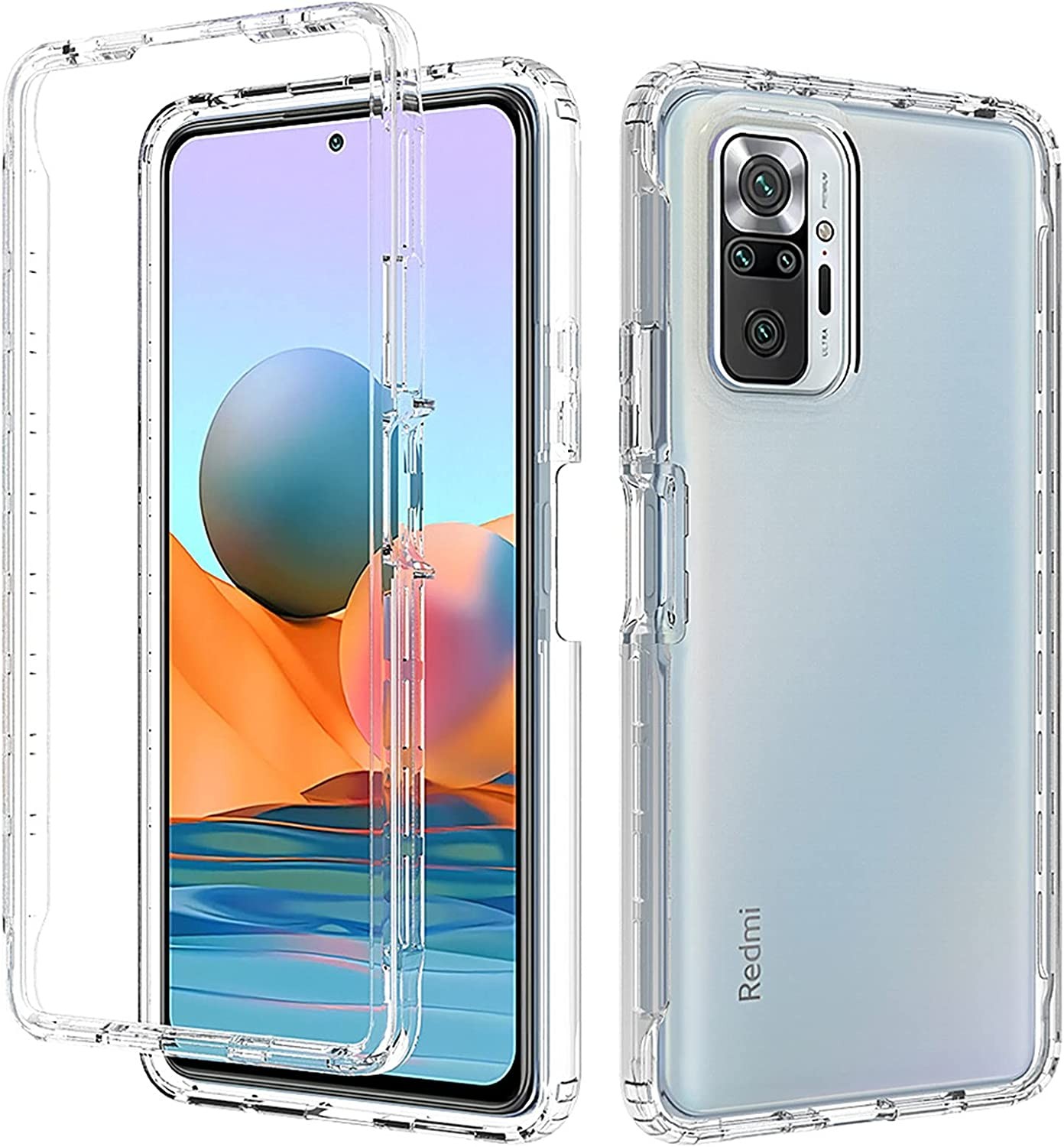 Capa Dupla 360 Xiaomi Redmi Note 10 Pro Transparente