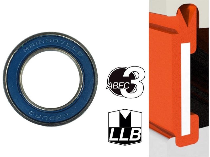 ROLAMENTO BIC ENDURO MR 18307 LLB 18X30X7-15 10GR INOX