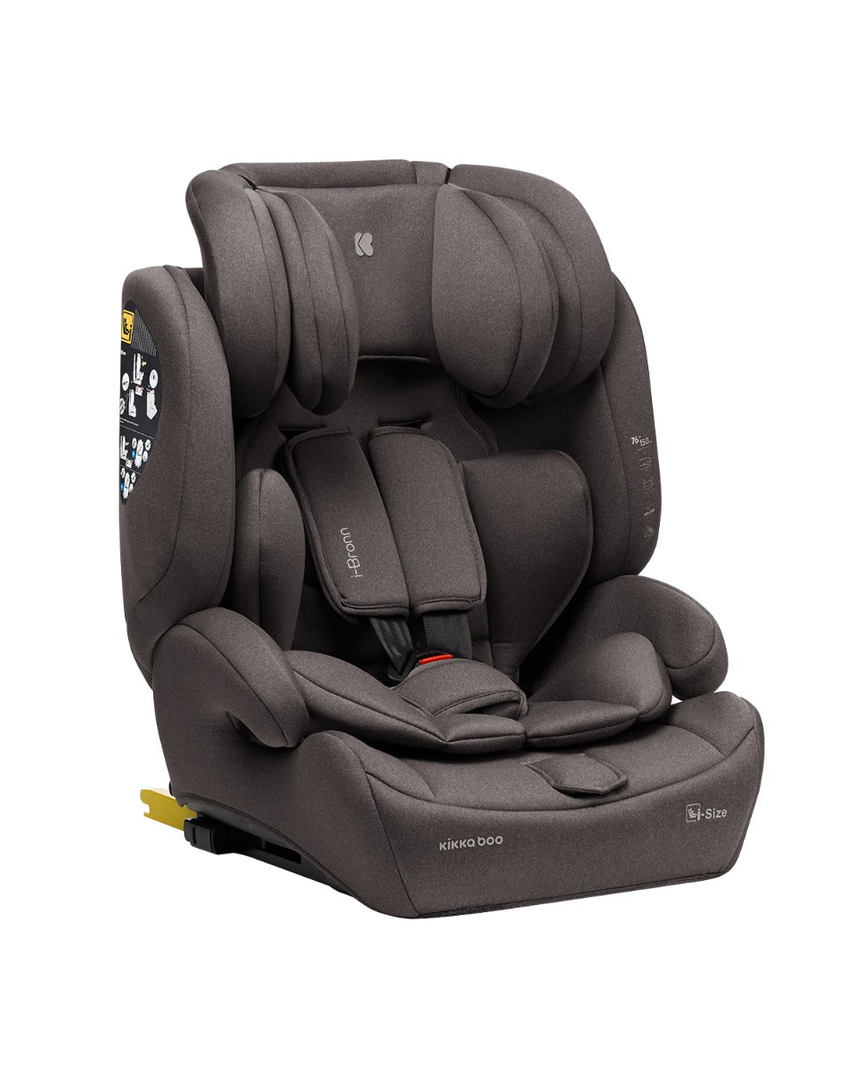 Cadeira auto 76-150 cm i-Bronn i-SIZE Bege Kikkaboo