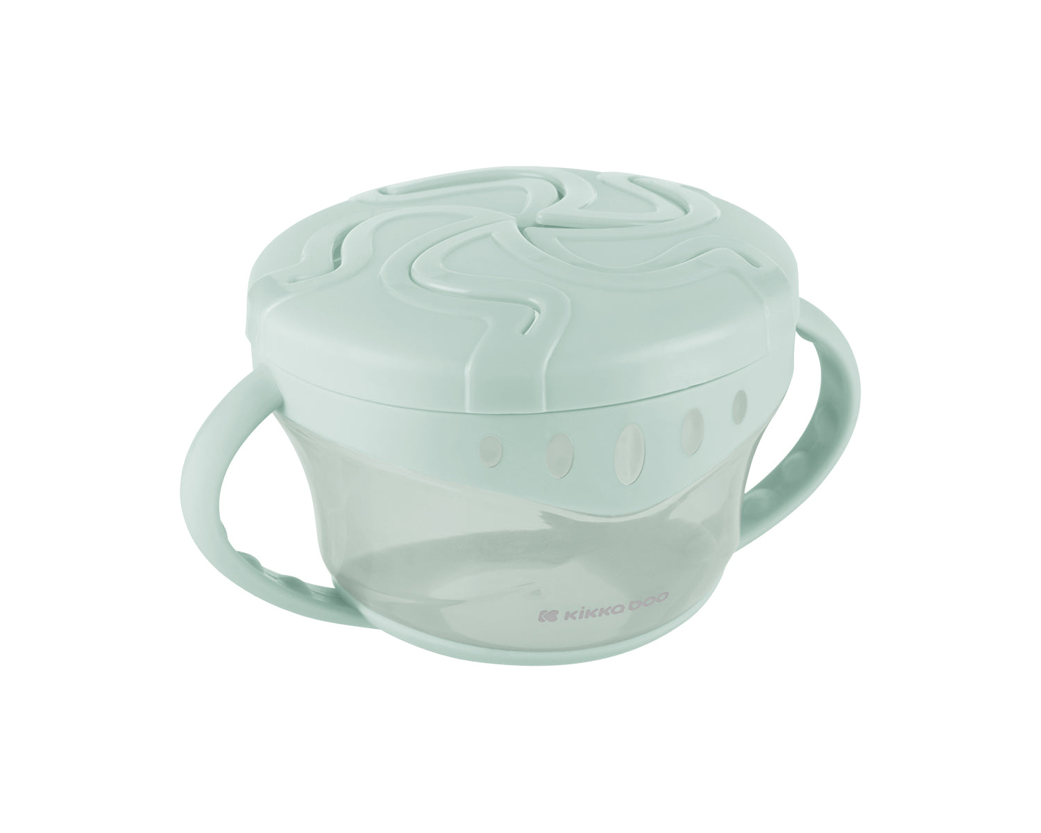Tigela de lanche de Mint para um lanche saudável Kikkaboo