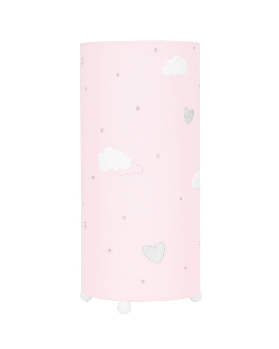 Candeeiro infantil com bordado Dream Big Pink Kikkaboo