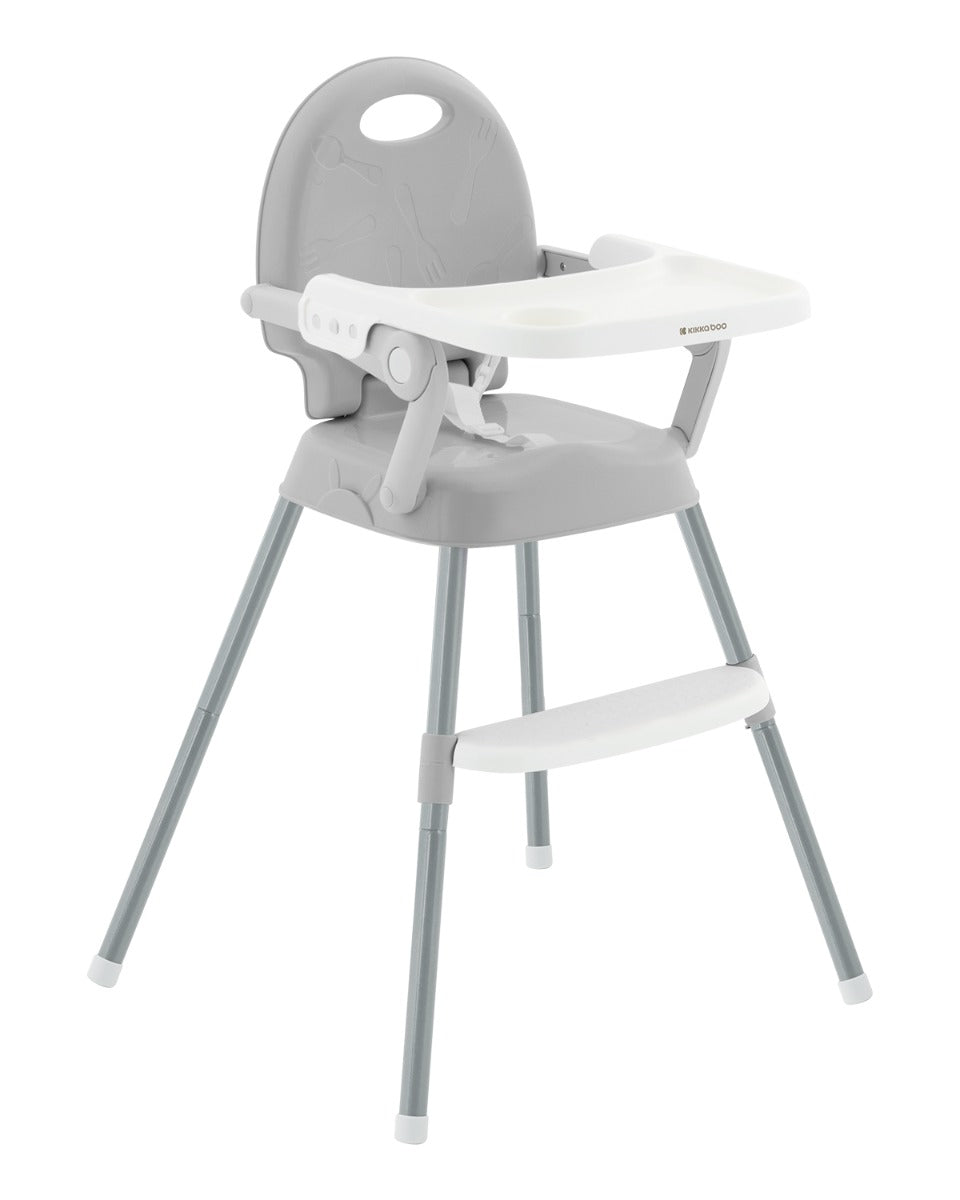 Cadeira de refeição Spoony 3 em 1 Grey Kikkaboo