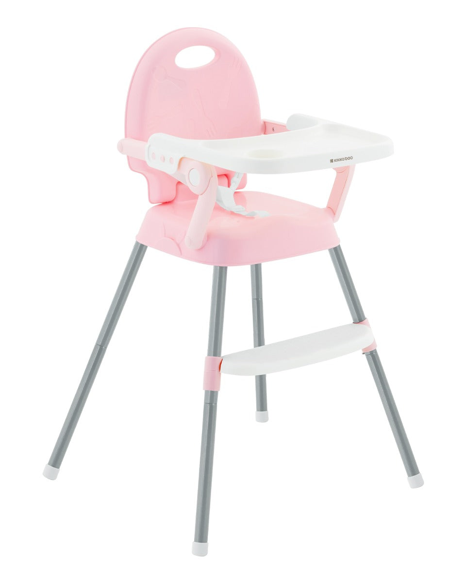 Cadeira de refeição Spoony Pink 3 em 1 Kikkaboo