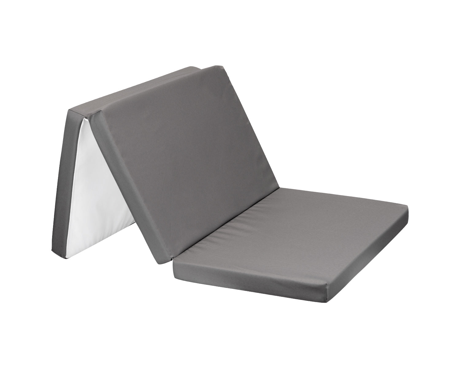 Colchão dobrável 59/118/5 cm poliéster Grey-Dark Kikkaboo