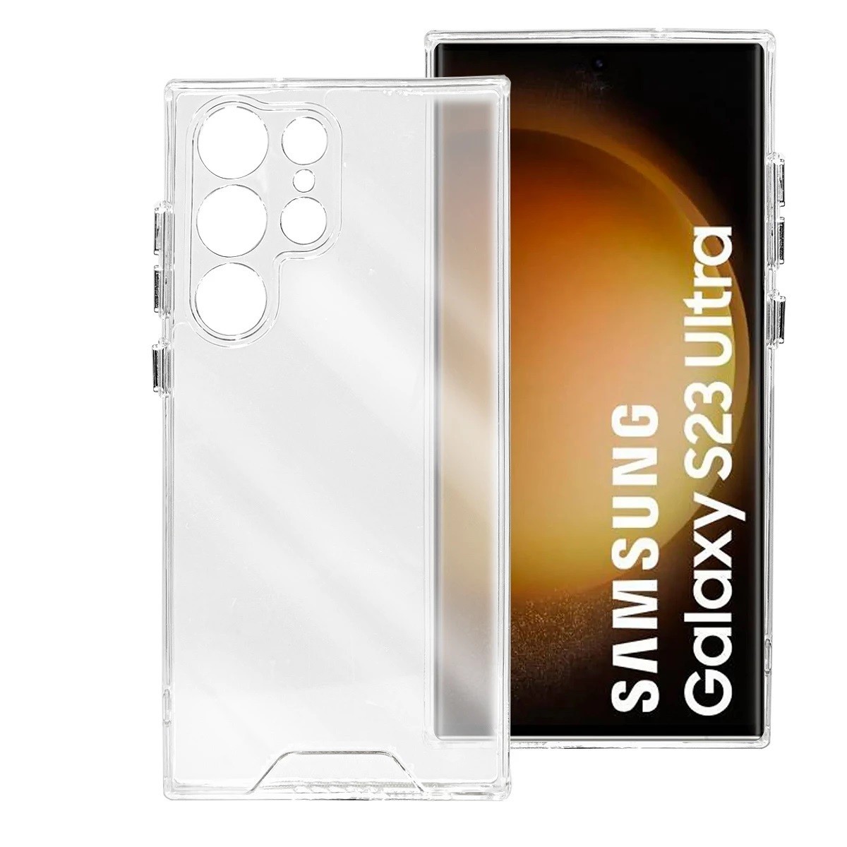 Capa Acrílico Transparente Samsung S23 Ultra