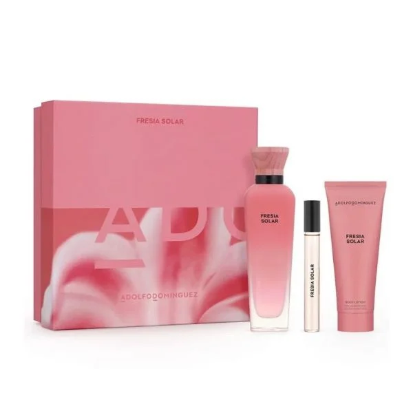 Adolfo Domínguez Fresia Solar Eau de Toilette 120ml + Loção Corporal 75ml + Eau de Toilette 10ml Coffret
