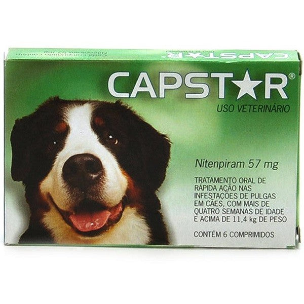 Capstar 57mg Cães Grandes x 6 Comprimidos