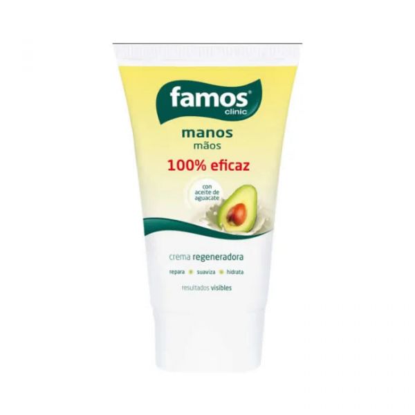 Famos Creme de Mãos Óleo de Abacate 100ml