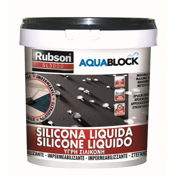 Rubson Silicone Liquido SL3000 Cor Preta 1139782