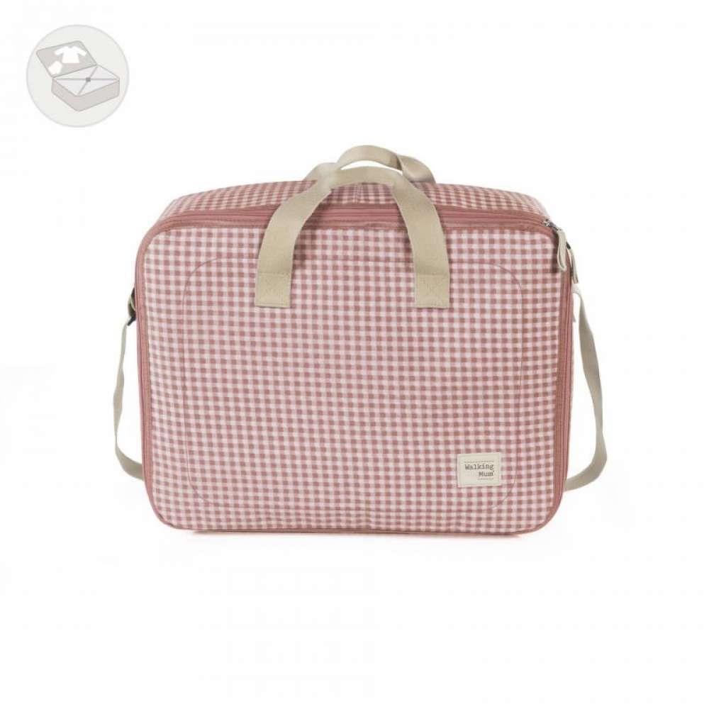 Mala de Maternidade Walking Mum I Love Vichy Rosa