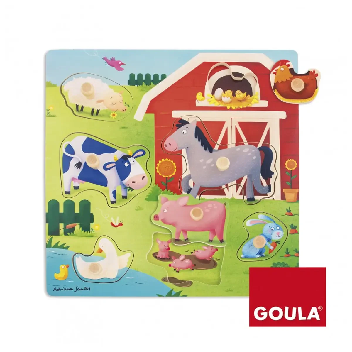 Puzzle Mães e Bebés